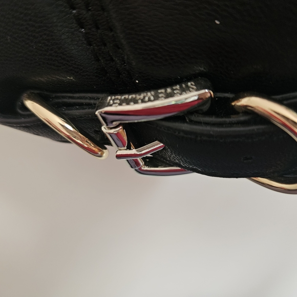 Steve Madden Black Quilted Crossbody with Chain Detail - Picture 5 of 5